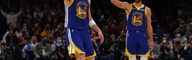 开云体育保障-勇士摆出四后卫险些翻车 汤普森两记关键三分救主